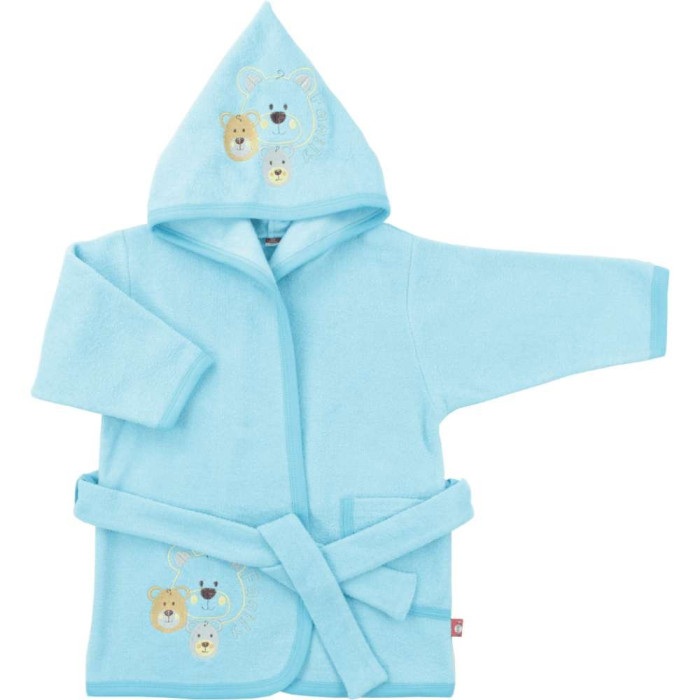Sky blue bathrobe 