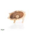Small Wooden Piggy Bank