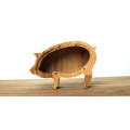 Small Wooden Piggy Bank