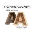 Wooden Double Couple Piggy Bank (A-Z, engraving)