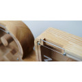 Wooden Double Couple Piggy Bank (A-Z, engraving)