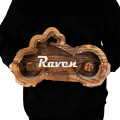 Wooden Motorcycle-Shaped Piggy Bank