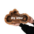 Wooden Motorcycle-Shaped Piggy Bank