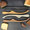 Handmade Bread Knife with Serrated Blade