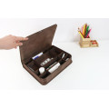 Box - Wooden Box with Compartments
