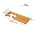 Wooden Toilet Paper Holder with Shelf