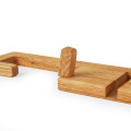 Wooden Toilet Paper Holder with Shelf and Phone Slot