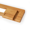Wooden Toilet Paper Holder with Shelf and Phone Slot