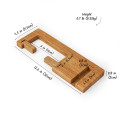 Wooden Toilet Paper Holder with Shelf and Phone Slot