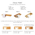 Wooden Toilet Paper Holder with Shelf and Phone Slot