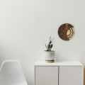 Handmade Wooden Calendar, Round Decorative Accessory