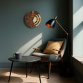 Handmade Wooden Calendar, Round Decorative Accessory