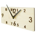 Wall Clock, Light Wooden Clock