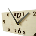 Wall Clock, Light Wooden Clock