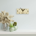 Wall Clock, Light Wooden Clock
