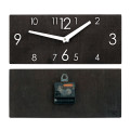Black Wooden Clock (2 Sizes)