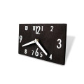 Black Wooden Clock (2 Sizes)