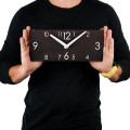 Black Wooden Clock (2 Sizes)