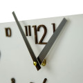 Wall Clock, White Wooden Clock