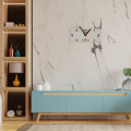 Wall Clock, White Wooden Clock