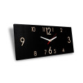 Black Wooden Clock (2 Sizes)