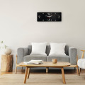 Black Wooden Clock (2 Sizes)