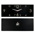 Black Wooden Clock (2 Sizes)