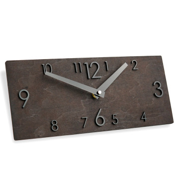 Wooden Black Clock
