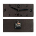 Wooden Black Clock