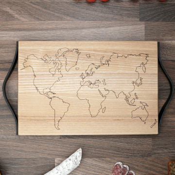 Wooden Cutting Board (3 Colors, Engraving)