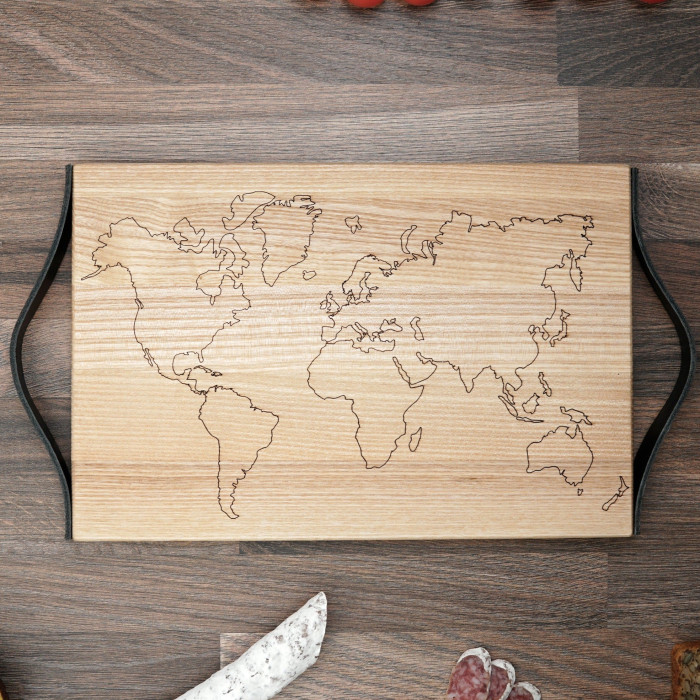 Wooden Cutting Board (3 Colors, Engraving)