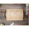 Wooden Cutting Board (3 Colors, Engraving)