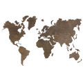 Wooden Wall World Map
