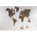 Wooden Wall World Map