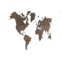Wooden Wall World Map