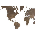 Wooden Wall World Map