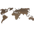 Wooden Wall World Map