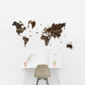 Wooden Wall World Map