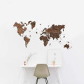 Wooden Wall World Map