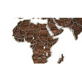 Wooden Wall World Map