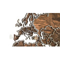 Wooden Wall World Map
