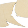 Wooden Feather Height Chart