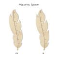 Wooden Feather Height Chart