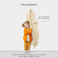 Wooden Feather Height Chart