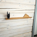 Wooden Shelf with Everest Mountain Silhouette