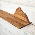 Wooden Shelf with Everest Mountain Silhouette