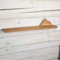 Wooden Shelf with Everest Mountain Silhouette