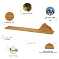 Wooden Shelf with Everest Mountain Silhouette