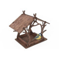 Individual Wooden Bird Feeder for Outdoor Space