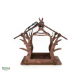 Individual Wooden Bird Feeder for Outdoor Space